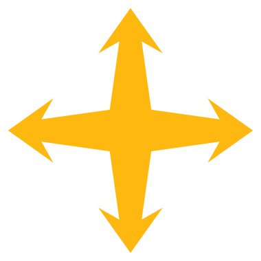 Düz vektör simgesini genişletin