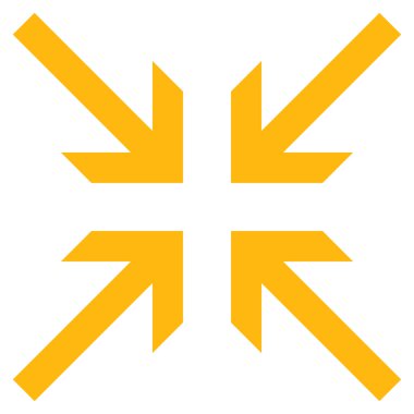 Oklar düz vektör piktogram collide