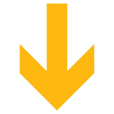 Düz vektör simgesi aşağı ok