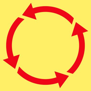 Düz vektör piktogram geri dönüşüm