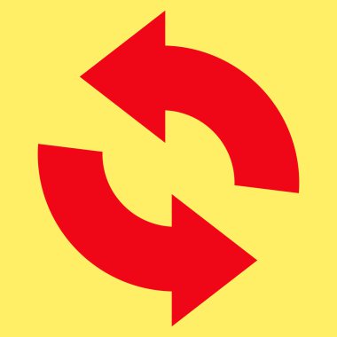 Düz vektör simgesini tazele