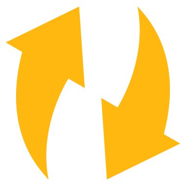 Düz vektör piktogram Yenile