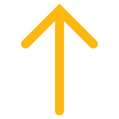 Düz vektör simge yukarı ok