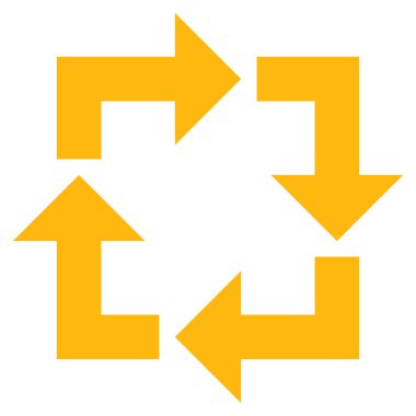 Düz vektör sembol geri dönüşüm