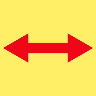 Yatay Çevir düz vektör piktogram