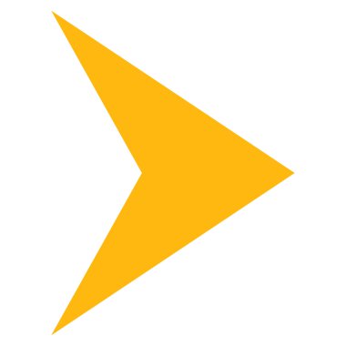 Ok ucu düz vektör piktogram sağ