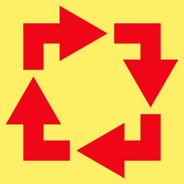 Düz vektör sembol geri dönüşüm