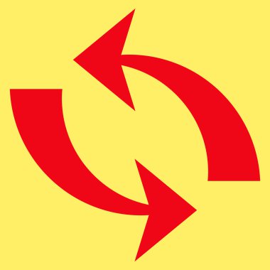 Düz vektör simgesini tazele