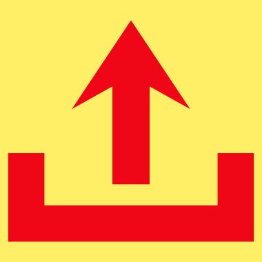 Düz vektör simge yüklemek