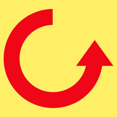 Düz Vektör Sembolüne Kadar Döndürme