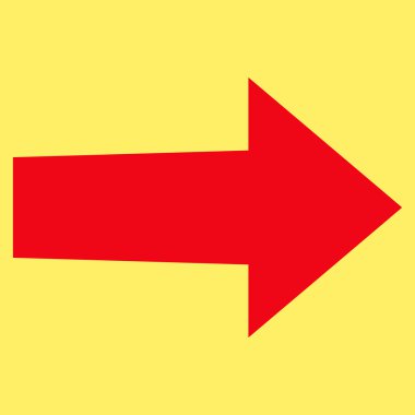 Düz vektör simgesi sağ ok