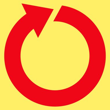 Düz vektör simge döndürmek