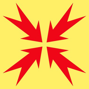 Sıkıştırma OK düz vektör piktogram