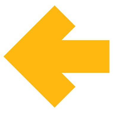 Ok Sol Düz Vektör Sembolü