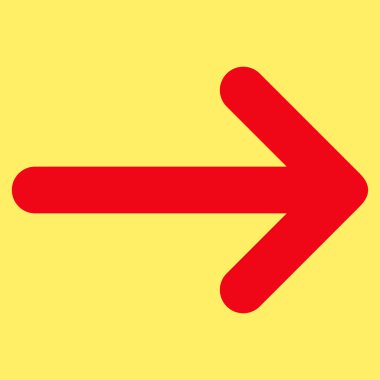 Düz vektör simgesi sağ ok