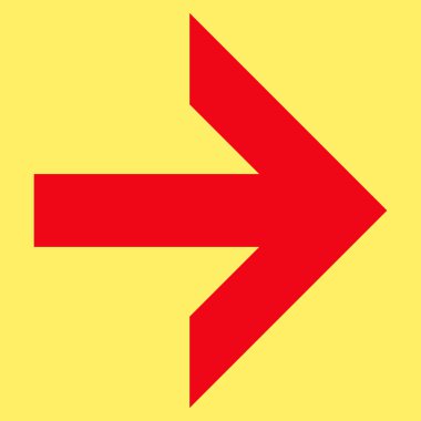 Düz vektör simgesi sağ ok