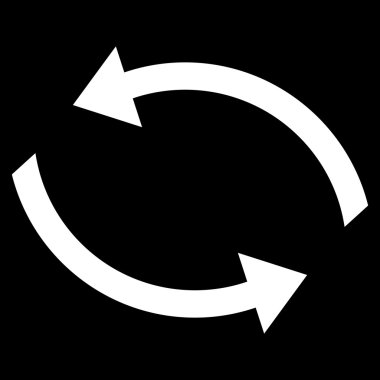 Vektör simge Exchange oklar düz