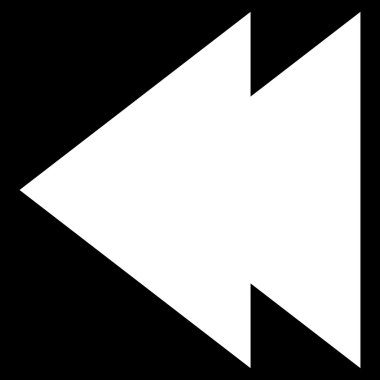 Sol düz vektör simgesi hareket