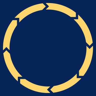 Döndürme düz vektör piktogram