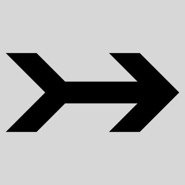 Düz vektör simgesi sağ ok