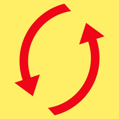 Düz vektör simgesini tazele