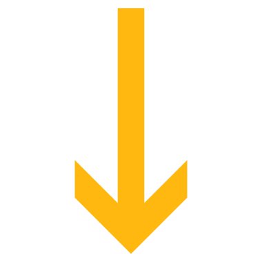 Düz vektör simgesi aşağı ok