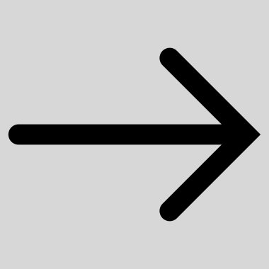 Düz vektör simgesi sağ ok