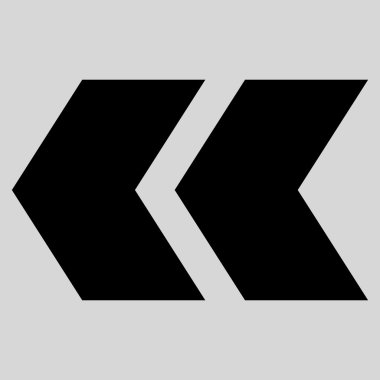 Shift Sol düz vektör simgesi