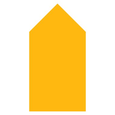 Düz vektör piktogram yukarı yön