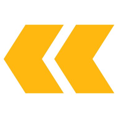 Shift Sol düz vektör simgesi