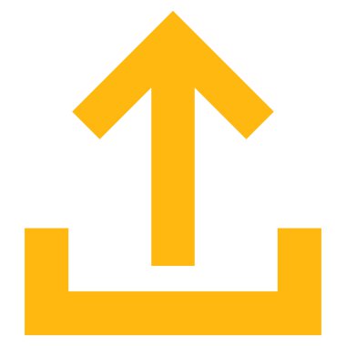 Düz vektör piktogram upload