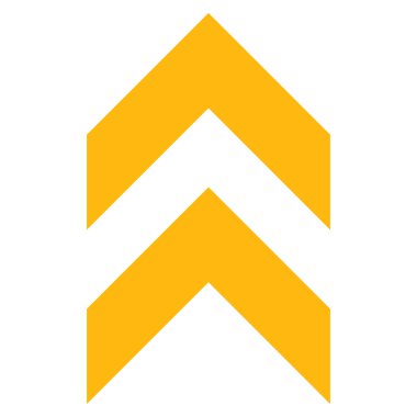 Shift Up Düz Vektör Piktogram