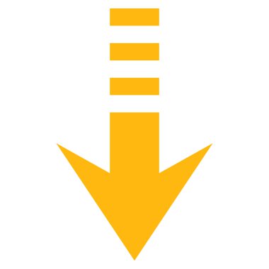 Düz vektör piktogram gönder