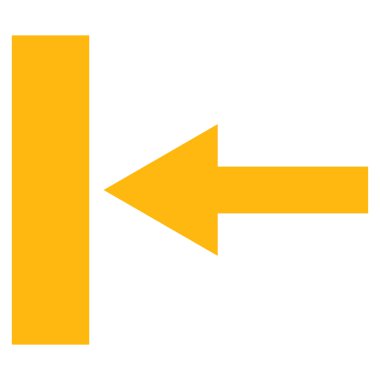 Sol Düz Vektör Sembolütaşı