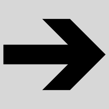 Düz vektör simgesi sağ ok