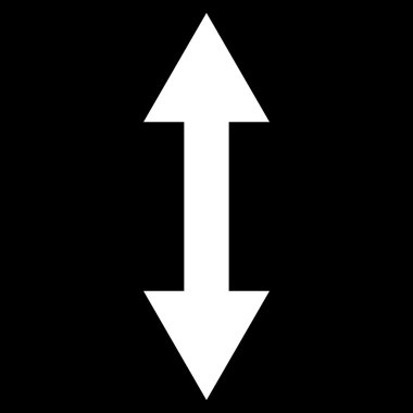 Dikey Çevir düz vektör simgesi