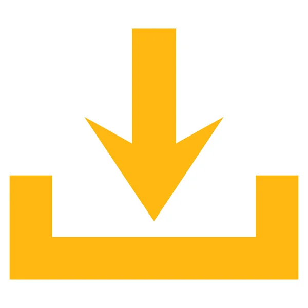 Downloads Flat Vector Icon — Stock Vector