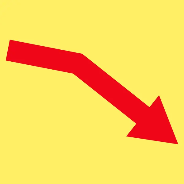 Fail Trend Flat Vector Pictogram — Stock Vector
