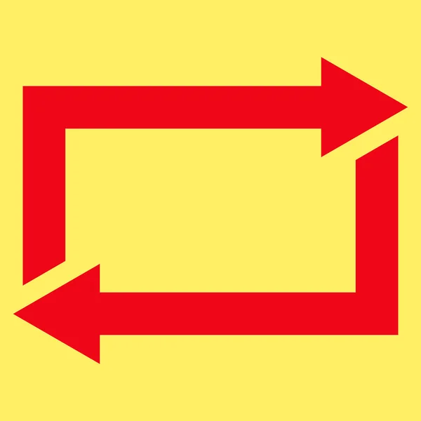 Flechas de cambio Icono de vector plano — Archivo Imágenes Vectoriales