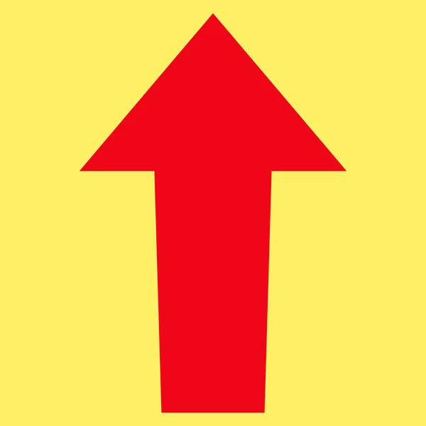 Seta para cima pictograma vetorial plana —  Vetores de Stock