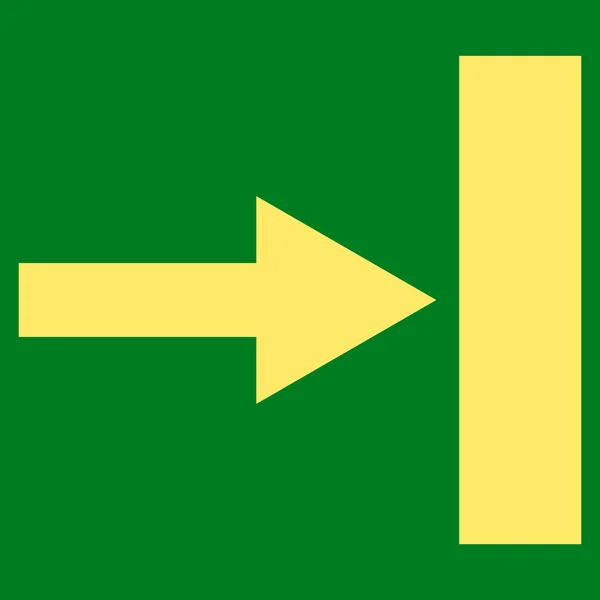 Mover derecha plana Vector icono — Vector de stock