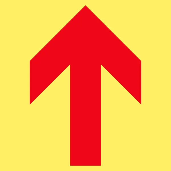 Flecha arriba plano vector símbolo — Archivo Imágenes Vectoriales
