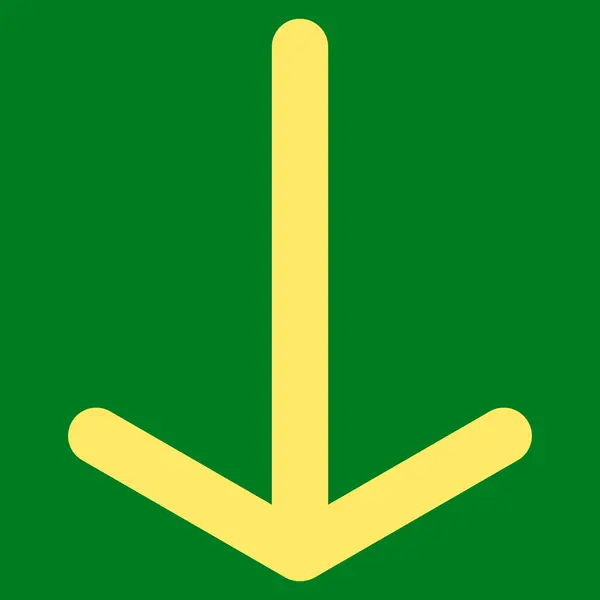 Pil ned flad vektor symbol – Stock-vektor