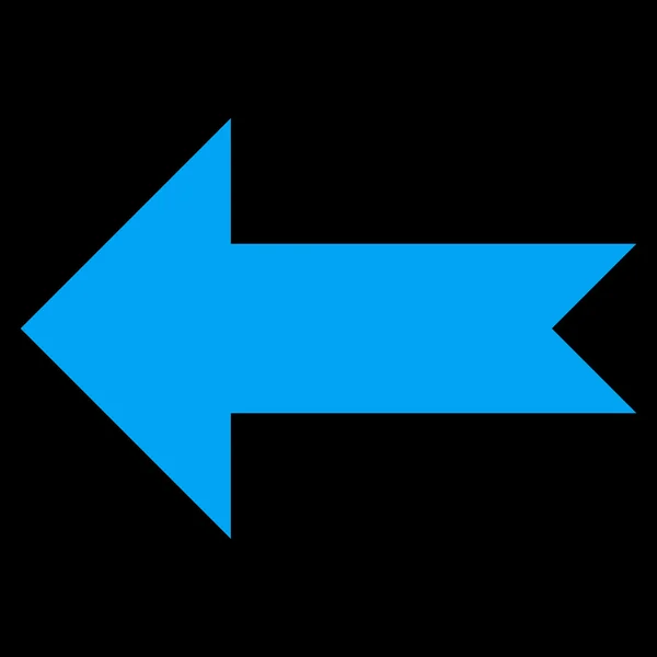 Icône vectorielle plate gauche — Image vectorielle