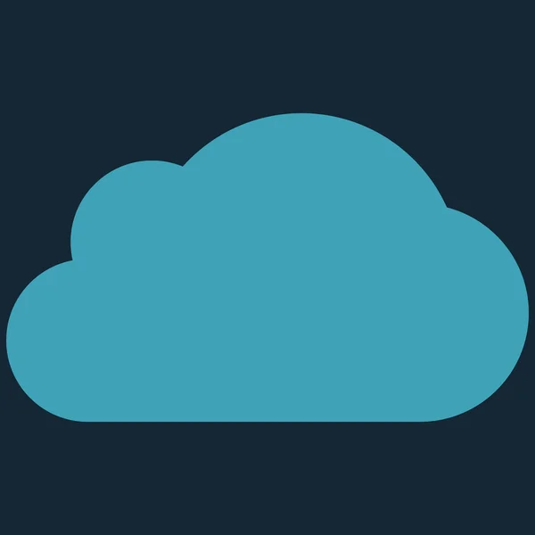 Cloud Flat Vector Symbol — Stock vektor