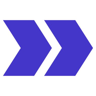 Vardiya doğru düz vektör simgesi