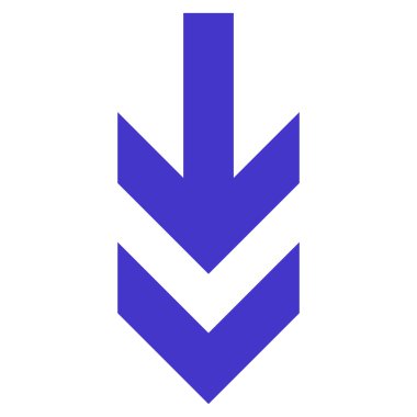 Düz vektör simgesi aşağı ok