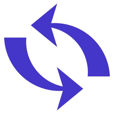 Düz vektör simgesini tazele