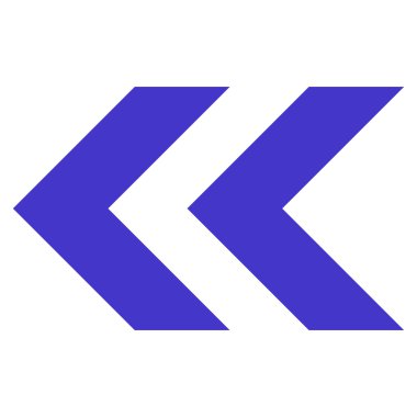 Shift Sol düz vektör simgesi