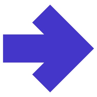 Düz vektör simgesi sağ ok